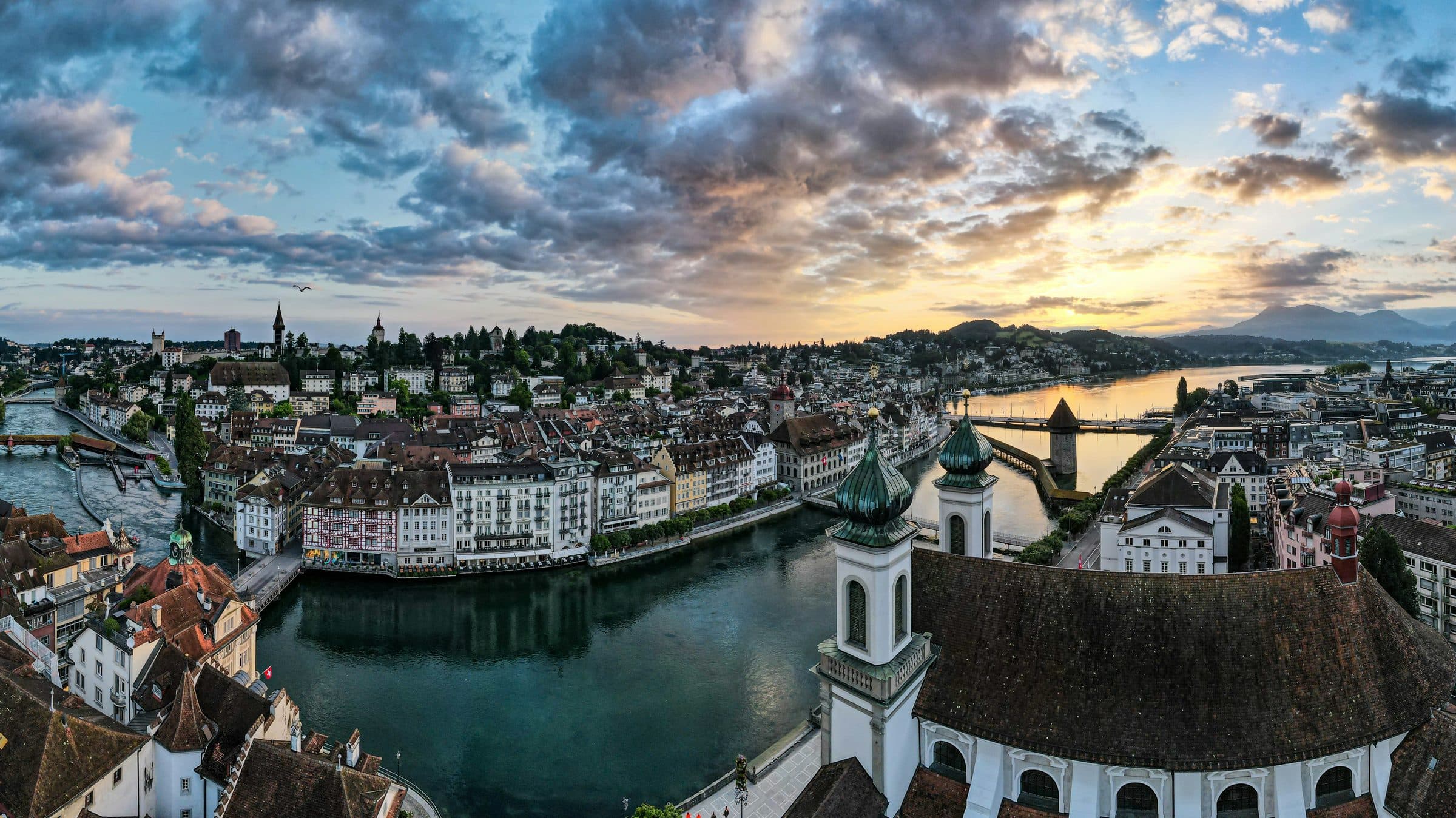 Luzern – Altstadt, Reuss und Vierwaldstättersee